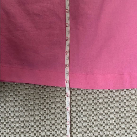 J Crew Colorblock Midi Skirt Pink and Khaki Size Small - Picture 9 of 9